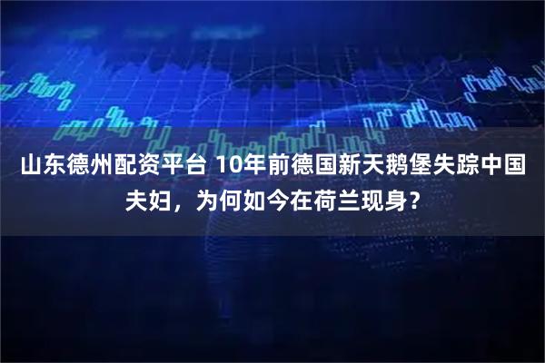山东德州配资平台 10年前德国新天鹅堡失踪中国夫妇，为何如今在荷兰现身？