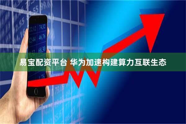 易宝配资平台 华为加速构建算力互联生态