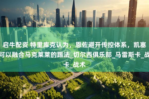 启牛配资 特里库克认为，恩佐避开传控体系，凯塞多可以融合马克莱莱的踢法_切尔西俱乐部_马雷斯卡_战术